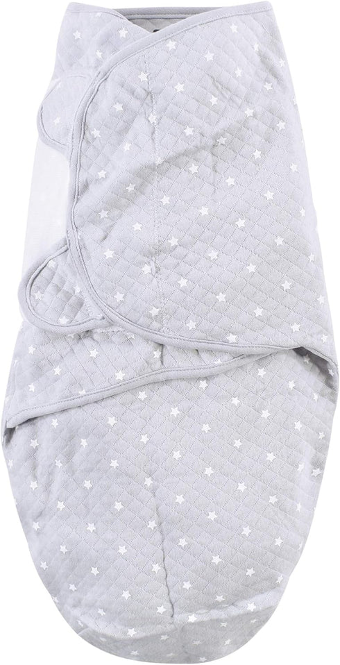3pk, 0-3 Hudson Baby Unisex Baby Quilted Cotton Swaddle Wrap Royal Safari, Months