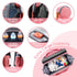Backpack ISMGN Diaper Bag with Changing Station, Large Diaper Bag, Baby Bag, Multifunctional Diaper Bag, Pinkgray