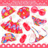 Kajaia 8 Pcs Doll Swimsuit, 18 Inch Doll Clothes and Accessories, Bikini, Dress, Flip Flops, Hat Outfit