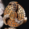 7-in-1 Fidget Spinner DND Dice Set, Rotate Metal Fingertip Gyro for Dungeons and Dragons Table Game Dice (Gold)