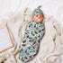 Broiteid Set Cartoon Mallard Duck Baby Stuff Newborn Baby Swaddle Blanket Swaddling Blanket with Beanie Soft for Unisex