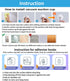 2 x Bath Toy Net - Kids Bath Tub Toy Holder Basket, Large Bathroom Bucket for Toddler Shower Caddy with 6 Suction Cups