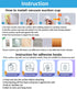 Mesh Bath Toy Holder - Kids Bath Toy Net for Tub, Corner Storage Bin, Shower Caddy with Suction Cup Hooks