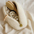 Orelle Boucl Diaper Caddy Organizer with Matching Pouch & Moon Pendant | Teddy Portable Changing Table Organizer |