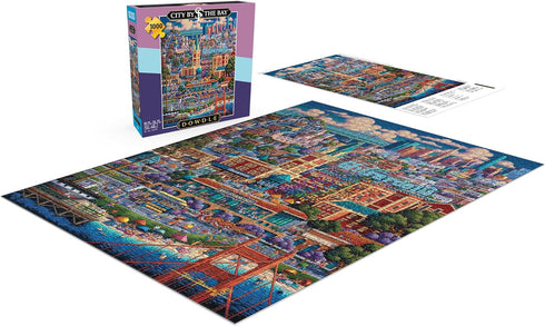1000 Piece Jigsaw Puzzle for Adults - City by The Bay by Buffalo Games - Dowdle - 26.75 x 19.75