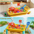 1-3 4-8 2 3 4 5 6 7 8 Kids Water Table Play Toy for Toddlers Years Old, Kitchen Sink with Electrical Pump and Flowing