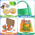 3 4 5 6 Lonico Wooden Play Food Toys for Kids, Market Grocery Store Toys with Snack & Shopping Bag & Apron