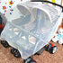 Twin Baby Stroller Full Cover Mosquito Netting Breathable Mesh Drawstring Mosquito Net for Infants Bassinet Cribs White for Twin Baby Stroller BABCOV Baby troller netting