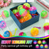 60 18 2.17'' Sotiff Pcs Pcs Light up Ball Spiky LED Ball Bouncy Glow in the Dark Party Favor Stress Relief Flashing