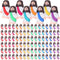 Barydat 200 Pack Mini Jesus Figurines, Tiny Jesus Toys for Thanksgiving Day Sunday School Baptism Gifts