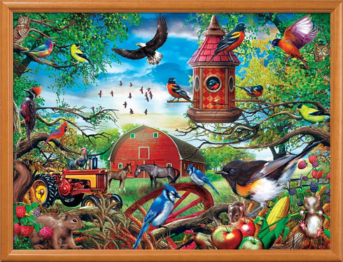 Masterpieces 300 Piece EZ Grip Jigsaw Puzzle - Farmland Frolic - 18"x24"