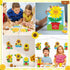 24 Set CroBlissful Sunflower Craft Kit God Says You are Sunflower DIY Crafts Christian Bible Craft Kit for Easter