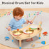 11-in-1 Set-Wooden 1-3, WINGYZ Toddler Drum Baby Musical Instruments & Montessori Musical Toys for Toddlers Music Table
