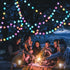 20 Wettarn ft Polyhedral Dice String Lights LED Dice Lights Strands Extendable Glow in the Dark Party Decorations