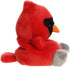 5 Inches Aurora Festive Palm Pals Louis Cardinal Stuffed Animal - Fun Collectible Plush for Kids and Adult Collectors