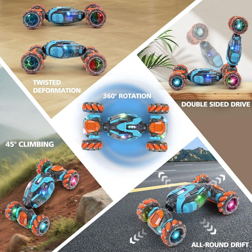 5 6 7 8 9 10 11 12 2.4Ghz 4WD MagicKidz Gesture Sensing RC Stunt Car for Kids - Birthday Gifts for Boys Year Old