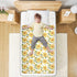 siphylline Summer 52" 34" Minimalist Sunflower Floral Extra Large Resuable Changing Pad Covers Soft Absorbent Diaper