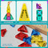 RiteHold 43PCS 2 Set 3-8 Magnetic Tiles for Kids Mini Magnet Tiles Building Toddlers Magnetiles Travel Toys with Case