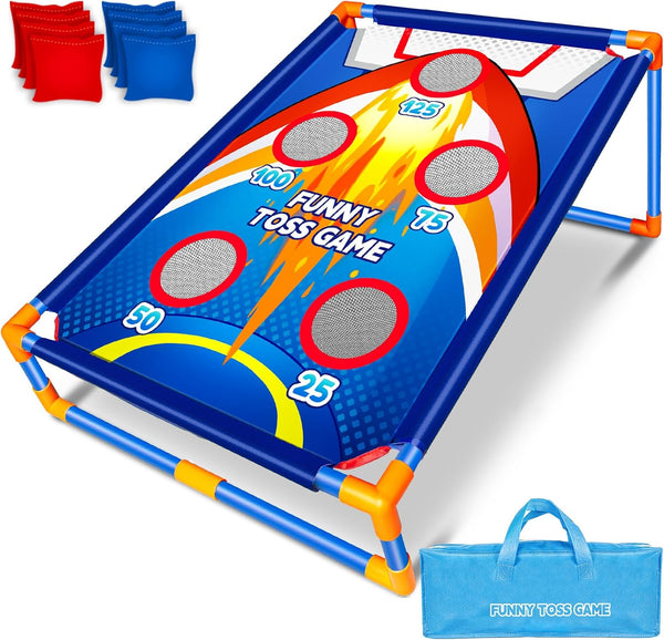 Bean Bag Toss Game for Kids, Ideal Gift for 3-8 Years Old, Outdoor Game for Family Party Birthday