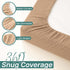 4 Pack 16x32x5 inches 360 Mi Flor Muslin Changing Pad Cover Ultra Soft CPC Certified Baby Changing Table Cover