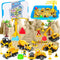 15 Inch Sensory Bin, Toddler Construction Sandbox Play Sand Art Kits with
