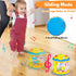 Musical Rotating Light Up Infant Toys, Early Learning Baby Crawling Drum Toy, Tummy Time Educational Gifts for 1-3 Years