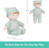 GUND Baby Sustainable Baby Doll, Plush Doll Made from Recycled Materials for Babies & Newborns, Green, 12”