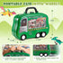Set 26 Playsets Crelloci Dinosaur Color Dough Tools Dino World PCS Toy Clay Accessaries Dough and Moulds in a Portable
