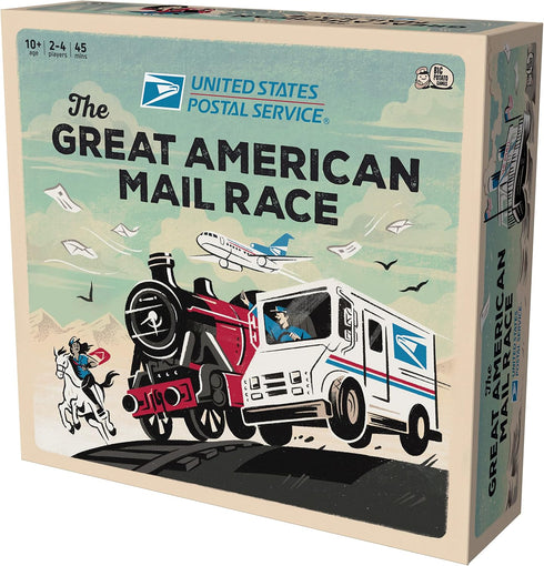 USPS Great American Mail Race: A Letter-Carrying Family Board Game for Kids 10+ and Adults