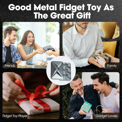 Magnetic Haptic Fidget Slider - Stress Relief Toy for Adults