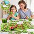 Bennol Toddler Toys for 3-5 Year Old Boys - 39 Jigsaw Puzzle Race Track Car Set for Kids