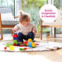 Edushape Train-Themed Soft Baby Blocks for Toddlers 1-3 - 30 Pieces in PVC Bag
