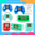 36 Pack Video Game Keychain Mini Square Handheld Keychains for Kids Birthday Party Favors, Class Prize Fillers