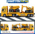3 4 5 6 7 25" Bstoyder Toddler Boy Toys for Years Kids, Semi Construction Carrier Truck Toy with Excavator and Dump
