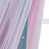 W52 L84) NICETOWN Baby Room Decor, White Gauze & Blackout Drapes Assembled, Star Cut Romantic and Colorful Curtains