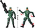 Set JOYIN Military Vehicles Toy of Friction Powered Transport Helicopter with Light and Sound Siren, and Soldier Army