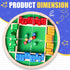 Nicecho Game,2-4 8 Shut The Box Dice Player Family Wooden Board Table Math Games, Dices Classics Tabletop Version Games