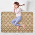 siphylline 52" 34" Brown Retro Lions Minimalist Extra Large Resuable Changing Pad Covers Waterproof Washable Potty