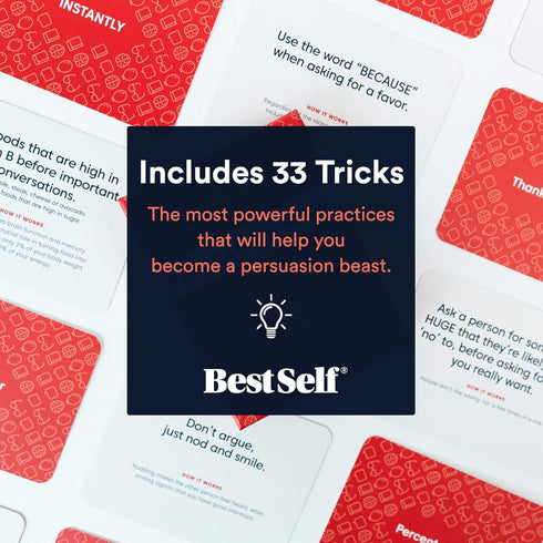BestSelf Persuasion Deck - Master Persuasion Skills with 33 Prompts