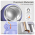 5 MOMFANN Portable Bottle Warmer for Travel, Dual Heating Modes Baby Milk Warmer On The Go for Breastmilk, Water