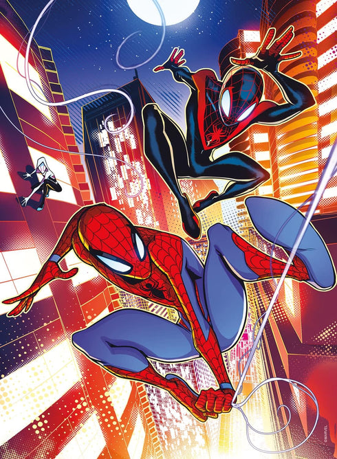 Buffalo Games - Marvel Action: Spider-Man #1 - 100 Piece Jigsaw Puzzle for Families, Perfect for Game Nights, 15.00 x