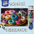 MicroPuzzles “Coffee & Donuts” 2-Pack - Mini Puzzles for Adults, 150 Piece Small Puzzles for Adults and Teens - 4” x 6” Inch, Compact and Challenging Portable Jigsaw Puzzles for Travel and Relaxation
