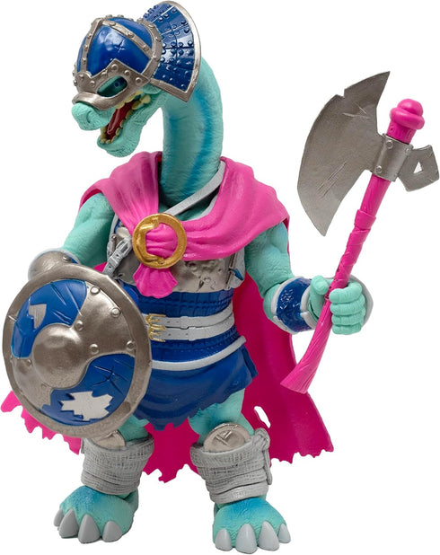 Boss Fight Studio Saurozoic Warrior Kolig Shipbreaker Brontosaurus VikingFuturistic, Armored Dinosaur Hero