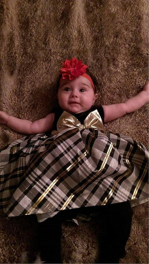 New Girl Baby Headbands (8) (Red + Black)