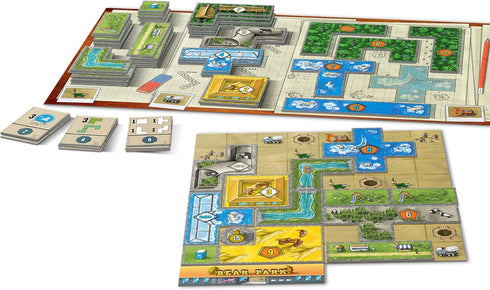 Baerenpark Board Game | Fun Zoo Animal Themed Tile Placement Strategy Game for Adults and Kids | 2-4 Players, Ages 8+,