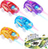 Tracks Cars Replacement Only, Toy Cars for Tracks Glow in The Dark, Magic Car Accessories with 5 Flashing LED Lights,