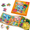 QUOKKA 36 Pieces Magnetic Puzzles for Toddlers 3-5 - Travel Games for Kids Ages 2-4, Animal Car Activities