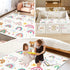 1-Inch 50" 50" Tummy Baby Play Mat, Thick Foam X Playpen Mat,Waterproof & Non - Slip Playmat for Baby Play on Floor