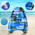 Inflatable Boogy Boards for Beach Travel, 30” Canvas Slip Slide Water Park Body Surfing Board for Kids