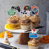 36 PCS Assembled Video Game Cupcake Toppers Game On Controllers for Kids Birthday Party Decorations